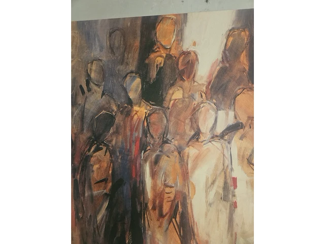 Kunstwerk van kunstenares karin haslinger - ''begegnung iii 1993'' - afbeelding 3 van  4