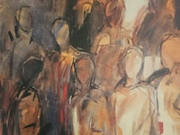 Kunstwerk van kunstenares karin haslinger - ''begegnung iii 1993'' - afbeelding 3 van  4