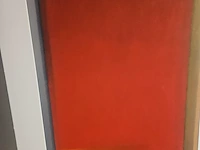 Kunstwerk van kunstenares maria megens - ''rode lucht'' - afbeelding 4 van  5