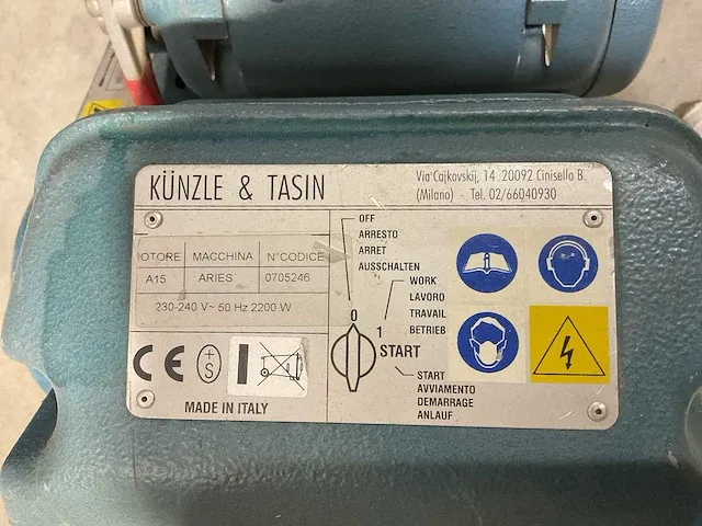 Künzle & tasin aries parketschuurmachine - afbeelding 5 van  5