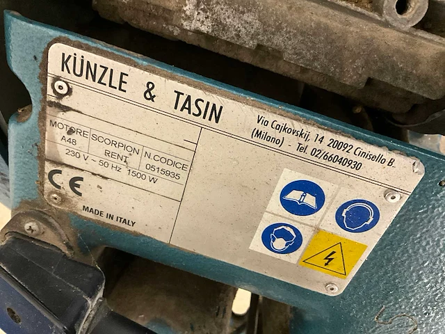 Kunzle & tasin scorpion vloeren schuurmachine - afbeelding 6 van  6