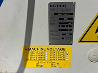 Kuper - swt 23 xl-5 - vierzijdige profileer- en schaafmachine - 2009 - afbeelding 7 van  19