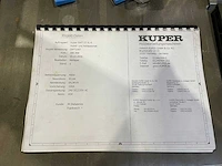 Kuper - swt 23 xl-6 - vierzijdige profileer- en schaafmachine - 2006 - afbeelding 16 van  23