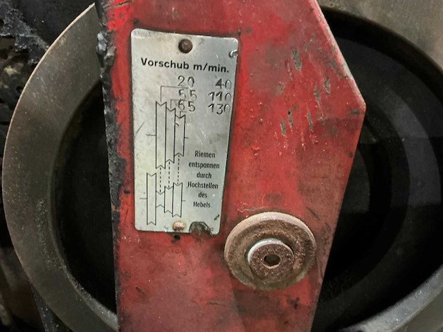 Kupfermühle - doin-vuin 860 - brede schaafmachine/ tweezijdige schaafmachine - afbeelding 9 van  28