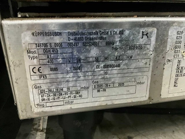 Küppersbusch - ogh 413 - fornuis met elektrische oven - afbeelding 10 van  10