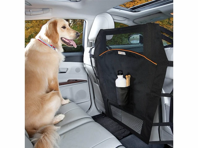 Kurgo divider voor honden, vermindert afleiding tijdens het autorijden zwart - afbeelding 2 van  4