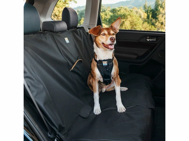 Kurgo wander bench seat cover charcoal - afbeelding 1 van  4