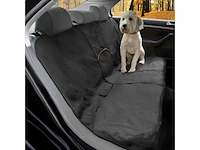 Kurgo wander bench seat cover charcoal - afbeelding 2 van  4