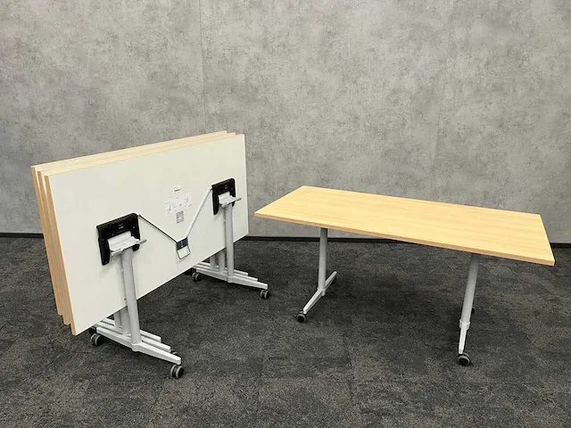 Kusch + co 6000 san siro - mobiele klaptafel 160x80 (4x) - afbeelding 1 van  12