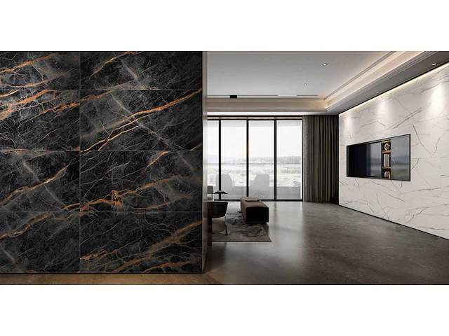Kutahya ares karbon lappato vloertegel 60x120 cm 60,48 m² - afbeelding 1 van  2