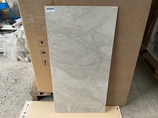 Kutahya atlantis wit mat vloertegel 60x120 cm 120,96 m² - afbeelding 3 van  4