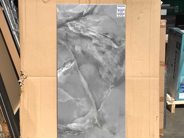 Kutahya marea dark grey gepolijst vloertegel 60x120 cm 60,48 m² - afbeelding 3 van  4