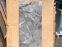Kutahya marea dark grey gepolijst vloertegel 60x120 cm 60,48 m² - afbeelding 1 van  4