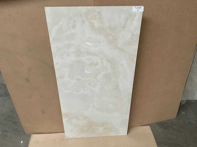 Kutahya onelya white gepolijst 60x120 cm tegel 103,68 m² - afbeelding 1 van  5