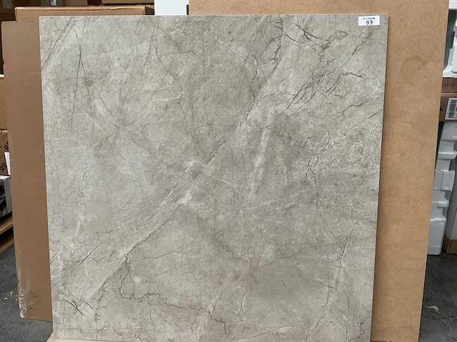 Kutahya storm grej gepolijst vloertegel 120x120 cm 57,6 m² - afbeelding 3 van  3