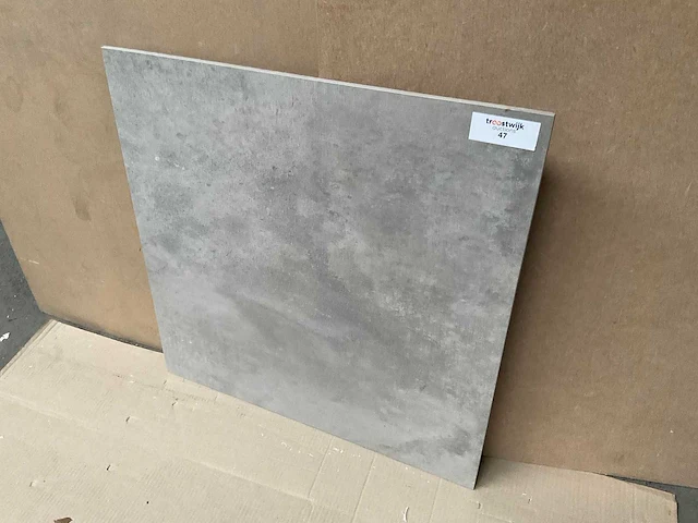 Kutahya vista grey mat vloertegel 60x60 cm 54 m² - afbeelding 1 van  3