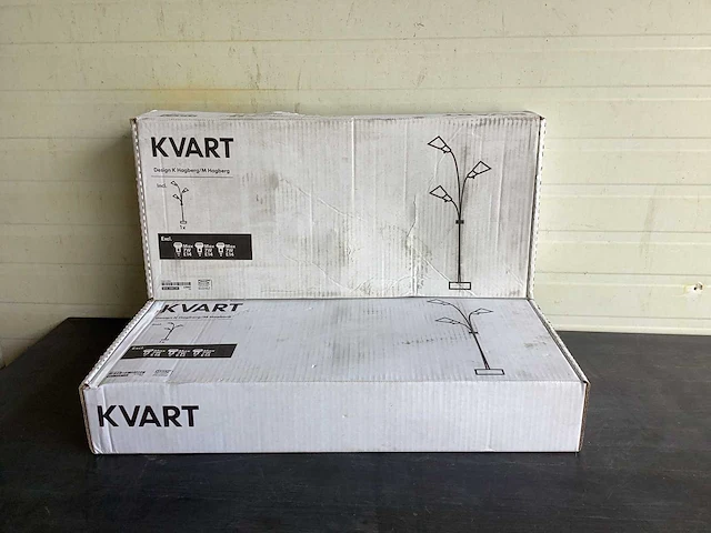 Kvart vloerlamp (2x) - afbeelding 3 van  5