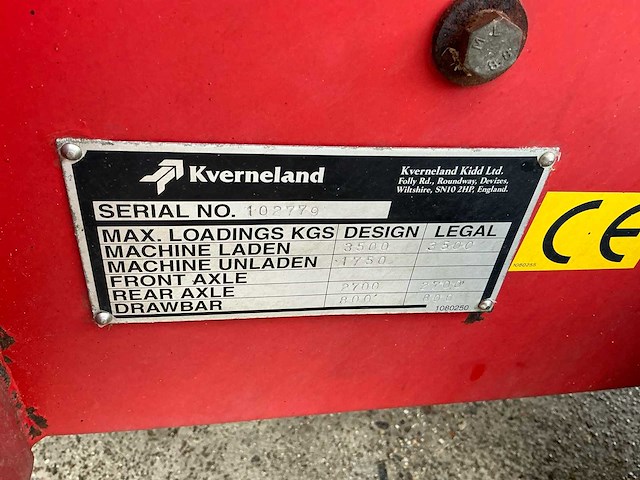 Kverneland kidd 832 stroblazer - afbeelding 16 van  23