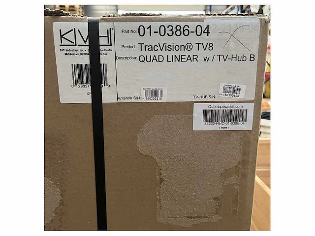 Kvh tracvision tv8 81 cm satellite tv receiver with ip support-01-0386-04 - afbeelding 6 van  6