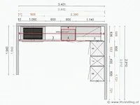 Kvik hoekkeuken - 340x219x220cm - afbeelding 25 van  33