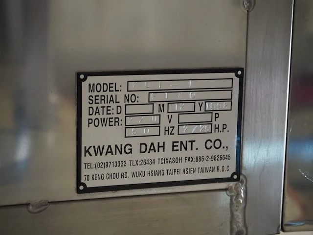 Kwang dah enterprise co., ltd. - afbeelding 2 van  12