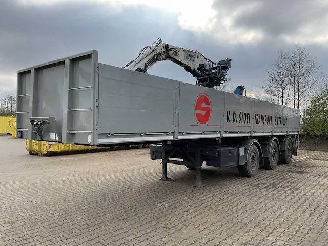 Kwb stenentrailer met verplaatsbare kraan - afbeelding 1 van  44
