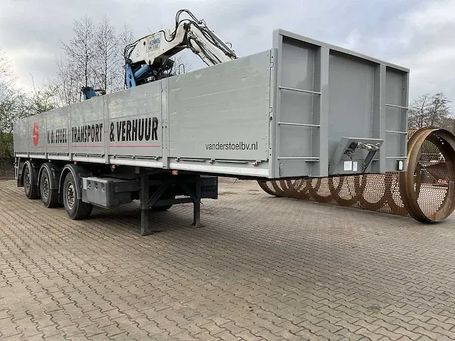 Kwb stenentrailer met verplaatsbare kraan - afbeelding 12 van  44
