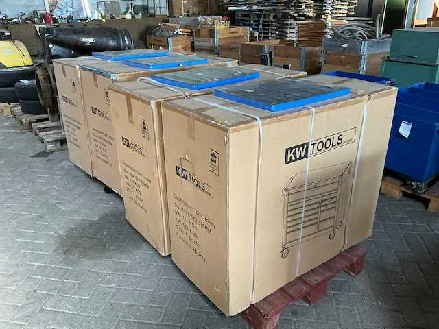 Kwtools gevulde gereedschapswagen nieuw in doos - afbeelding 10 van  17