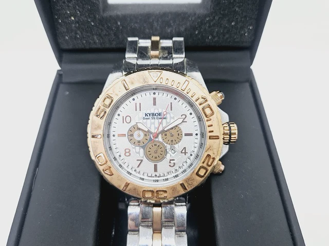 Kyboe giant 55 chrono - inclusief doos en extra schakels - afbeelding 2 van  7