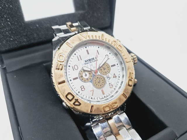 Kyboe giant 55 chrono - inclusief doos en extra schakels - afbeelding 3 van  7