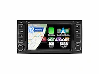Kymmtun android 12 autoradio voor volkswagen 4g + wifi, gps, usb, bluetooth - afbeelding 1 van  4