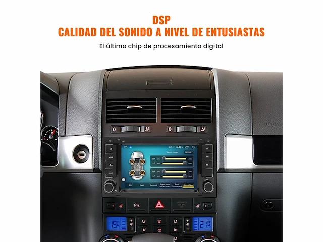 Kymmtun android 12 autoradio voor volkswagen 4g + wifi, gps, usb, bluetooth - afbeelding 2 van  4
