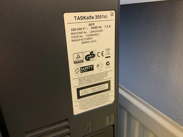 Kyocera taskalfa 3551ci multifunctional - afbeelding 9 van  10