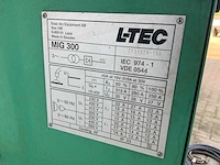 L-tec mig 300 mig lasapparaat - afbeelding 9 van  9