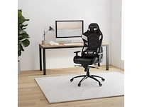 L33t gaming - elite v4 gaming chair - ergonomisch - pu leer - wit - afbeelding 3 van  4