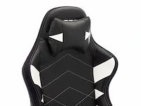 L33t gaming - elite v4 gaming chair - ergonomisch - pu leer - wit - afbeelding 4 van  4