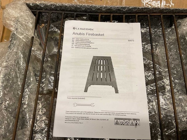 La hacienda anubis vuurkorven - afbeelding 1 van  2