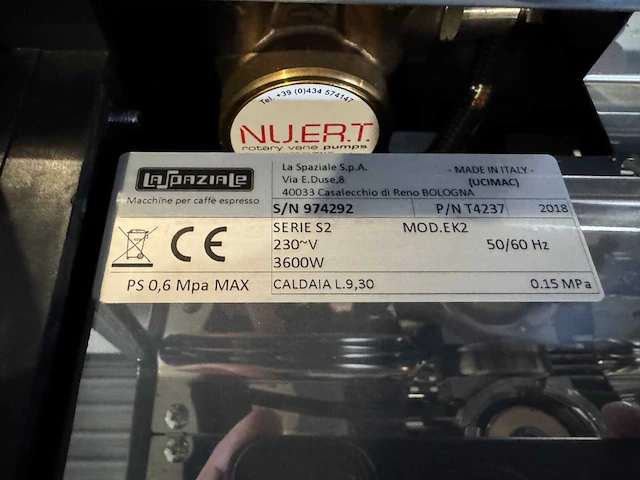 La spaziale - ek2 s2 xelecto - espresso - afbeelding 3 van  13