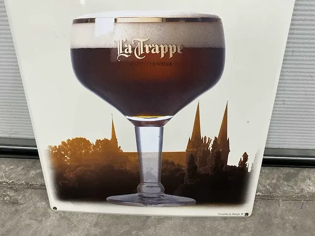 La trappe emaille reclamebord - afbeelding 4 van  6