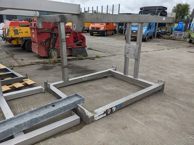 Laad-los station big bag , 1600kg, dxbxh 1m40 x 1m50 x 5m50 - afbeelding 3 van  14