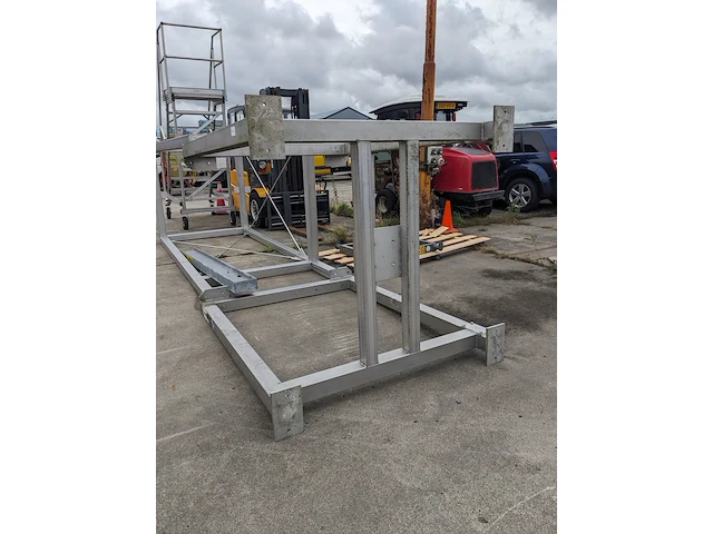 Laad-los station big bag , 1600kg, dxbxh 1m40 x 1m50 x 5m50 - afbeelding 4 van  14