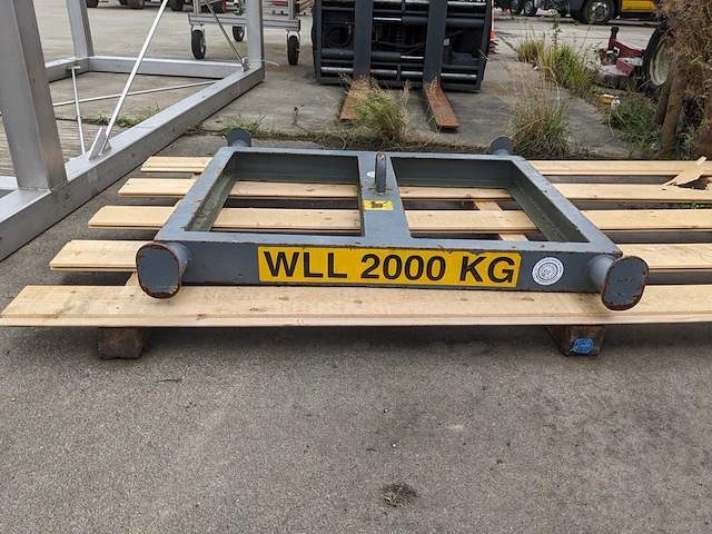 Laad-los station big bag , 1600kg, dxbxh 1m40 x 1m50 x 5m50 - afbeelding 7 van  14