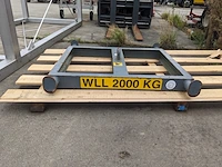 Laad-los station big bag , 1600kg, dxbxh 1m40 x 1m50 x 5m50 - afbeelding 7 van  14