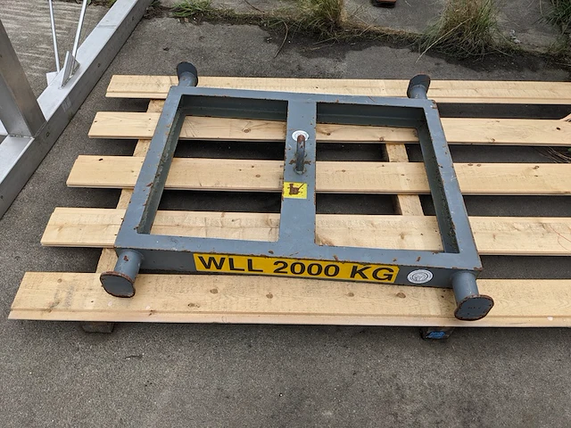 Laad-los station big bag , 1600kg, dxbxh 1m40 x 1m50 x 5m50 - afbeelding 8 van  14