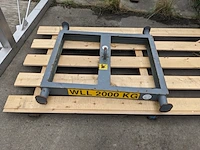 Laad-los station big bag , 1600kg, dxbxh 1m40 x 1m50 x 5m50 - afbeelding 8 van  14