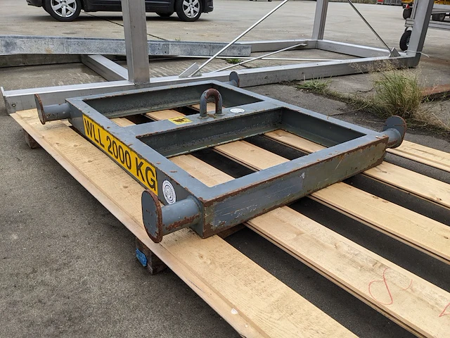 Laad-los station big bag , 1600kg, dxbxh 1m40 x 1m50 x 5m50 - afbeelding 9 van  14