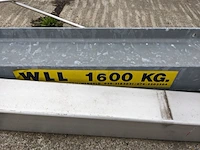 Laad-los station big bag , 1600kg, dxbxh 1m40 x 1m50 x 5m50 - afbeelding 11 van  14