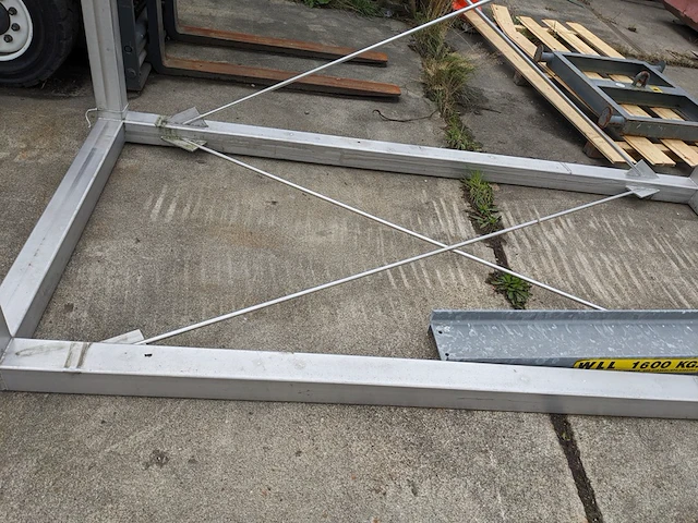 Laad-los station big bag , 1600kg, dxbxh 1m40 x 1m50 x 5m50 - afbeelding 14 van  14