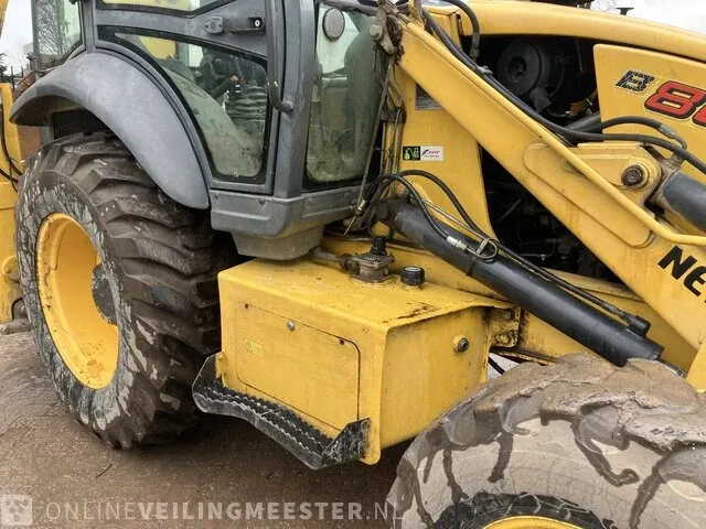 Laadgraafcombinatie new holland, b80b-ss, geel, bouwjaar 2017 - afbeelding 4 van  35