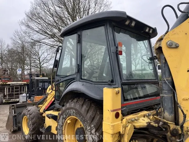 Laadgraafcombinatie new holland, b80b-ss, geel, bouwjaar 2017 - afbeelding 13 van  35